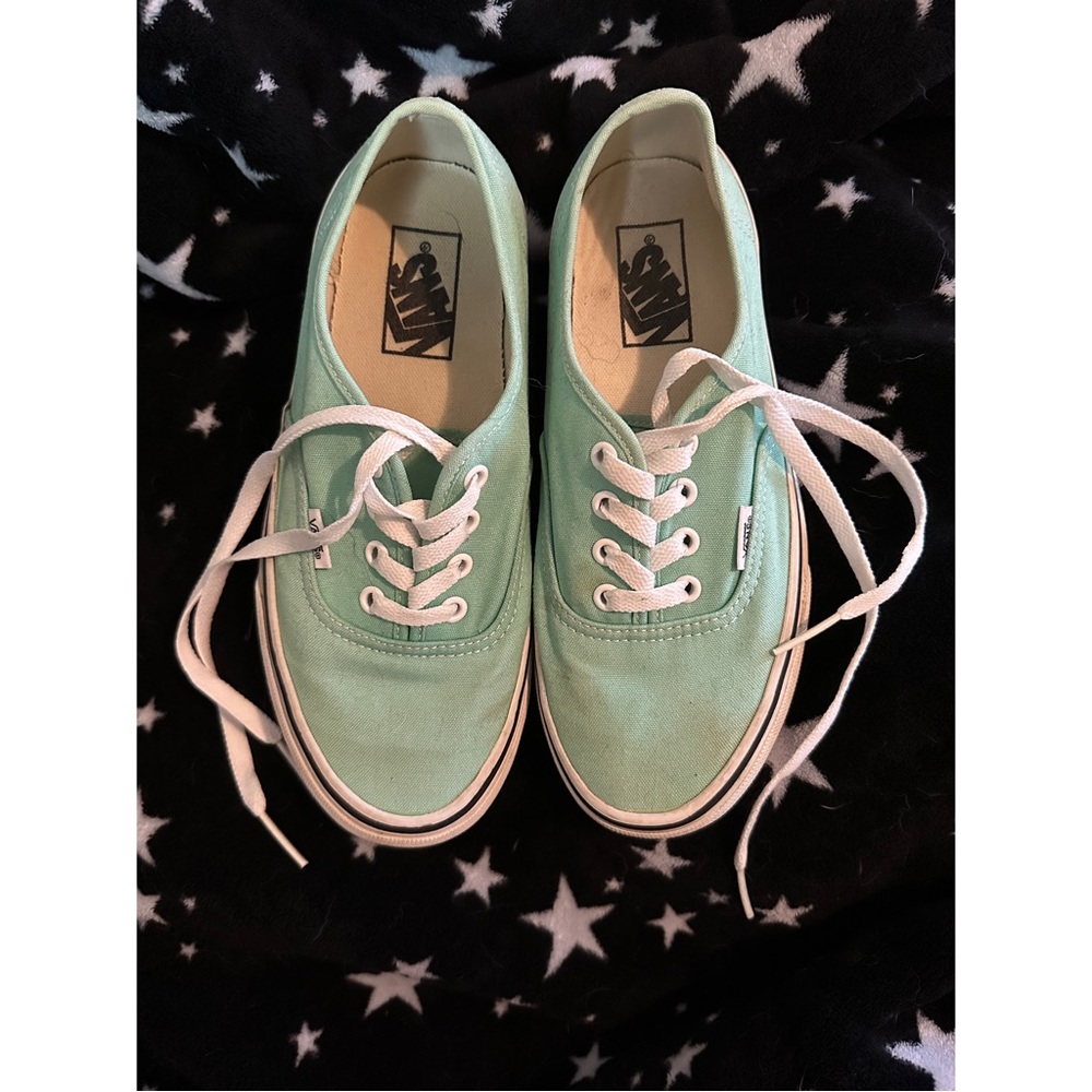 Sea Foam Green Vans